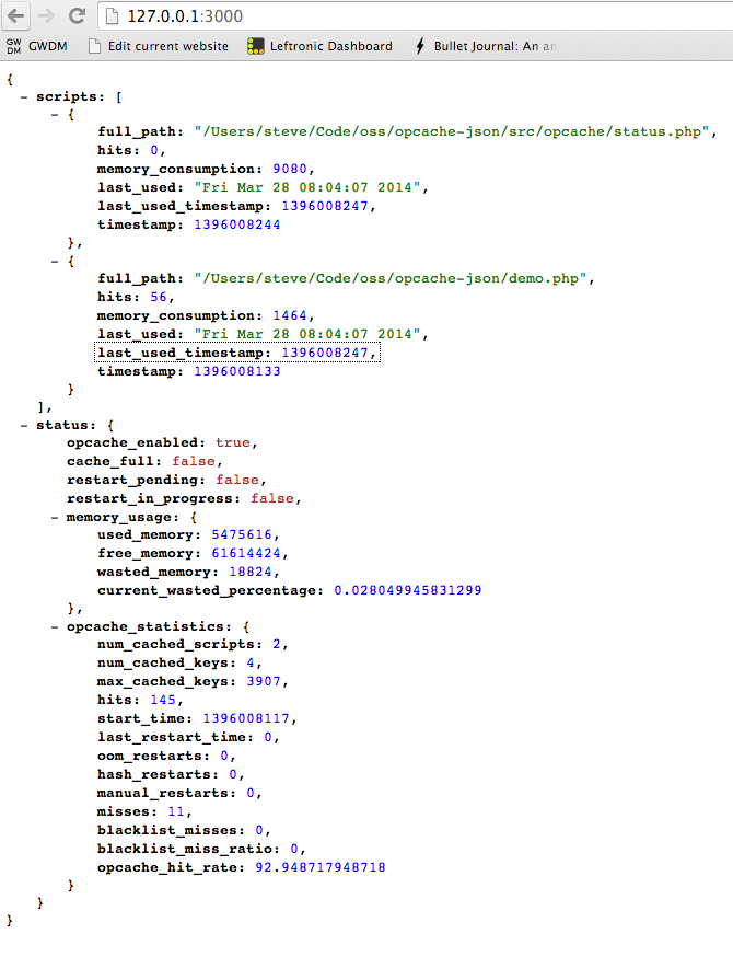 JSON Output